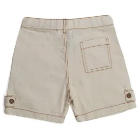 Beige Baby Shorts